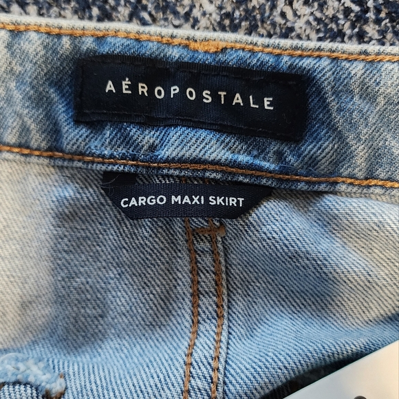 NWT Maxi Denim Cargo Skirt - Picture 3 of 6